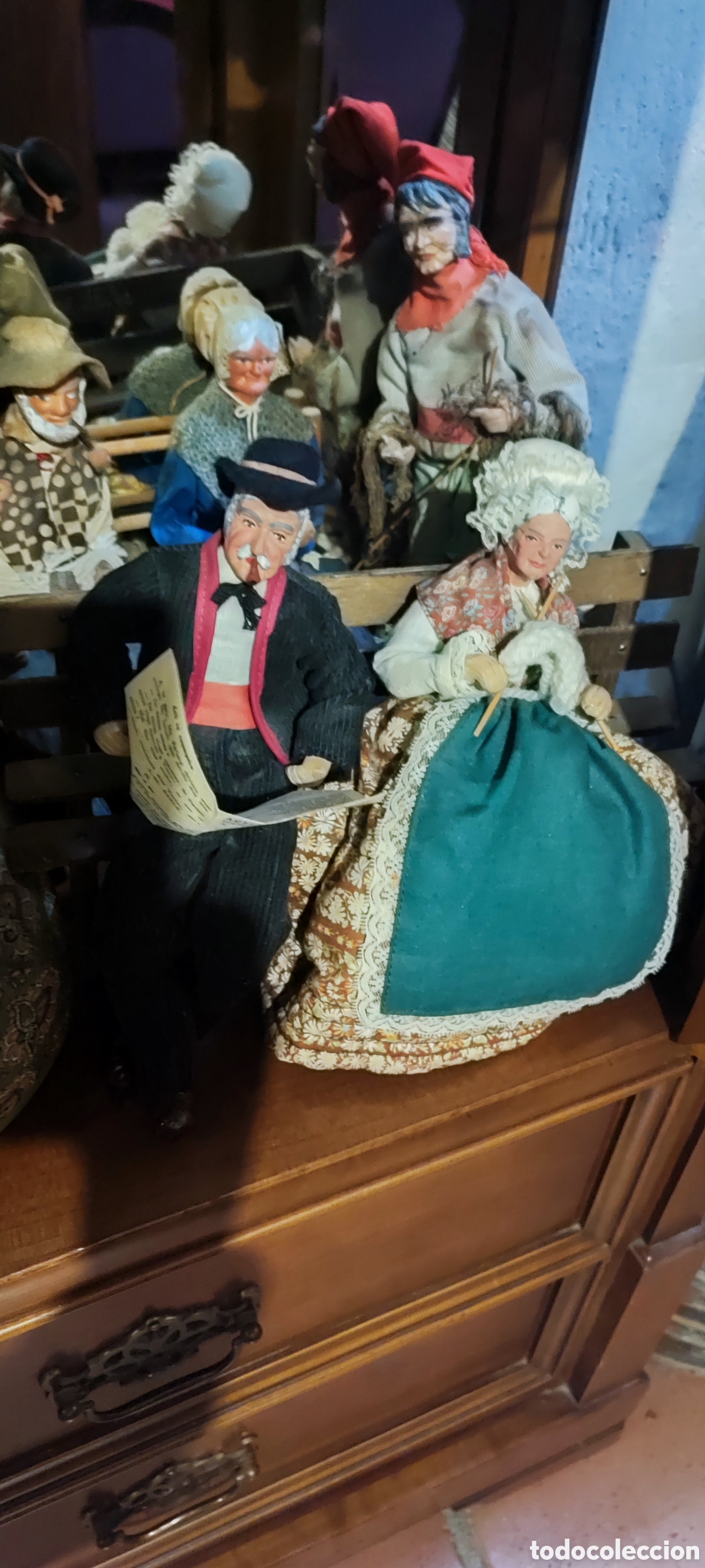 Figuras de Bel&eacute;n: SANTONS DE PROVENCE ANTIGUOS - Foto 1