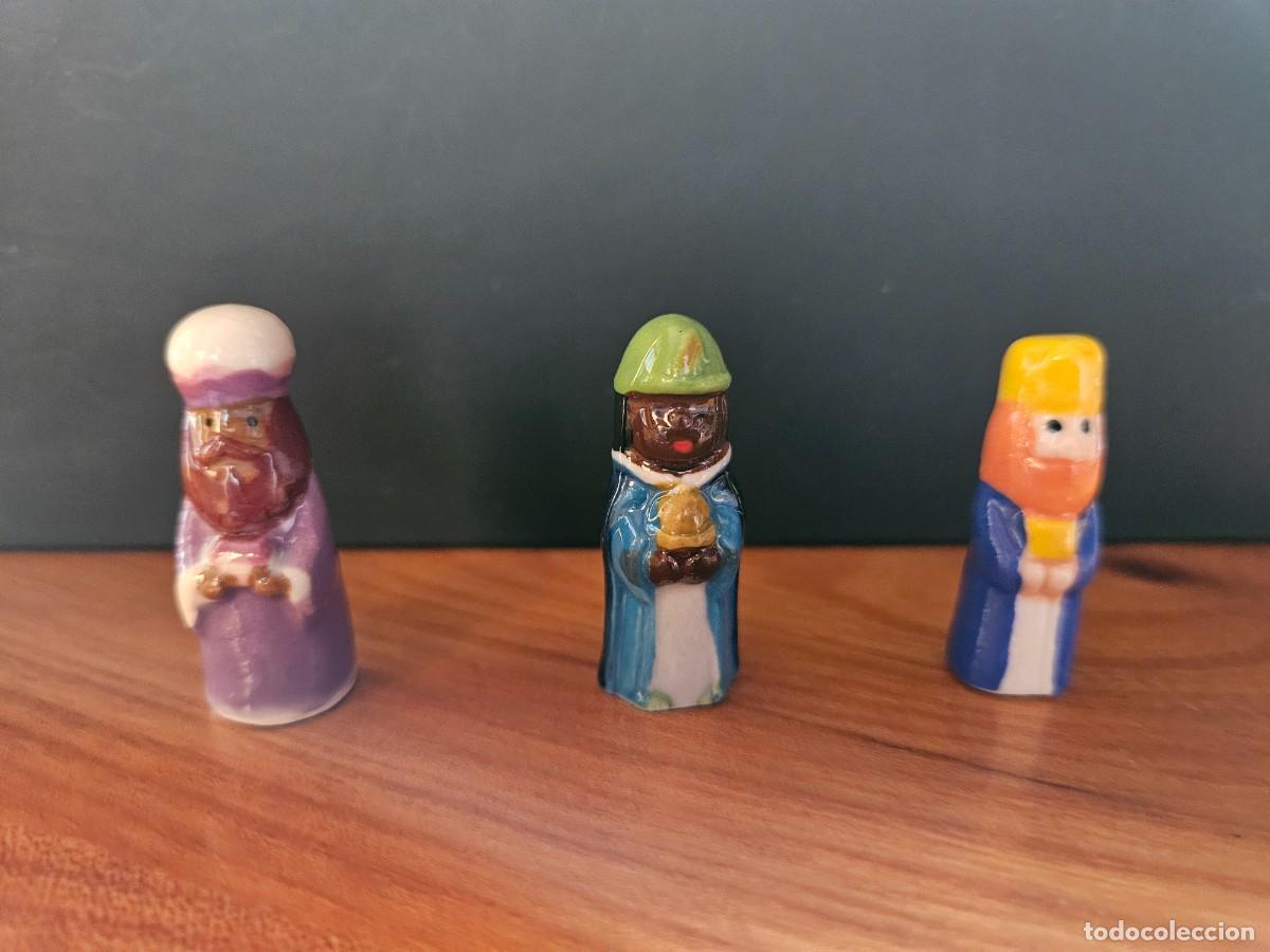 Figuras de Bel&eacute;n: 3 FIGURAS ROSCON REYES - Foto 1
