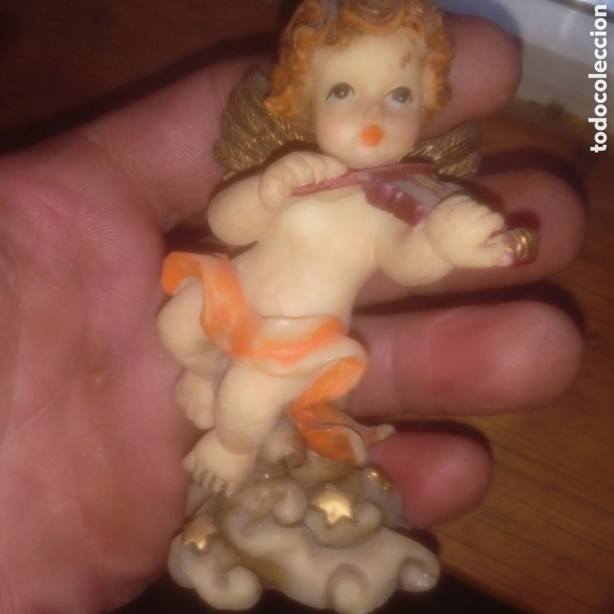 Figuras de Bel&eacute;n: &Aacute;ngeles, querubines de marmolina - Foto 4