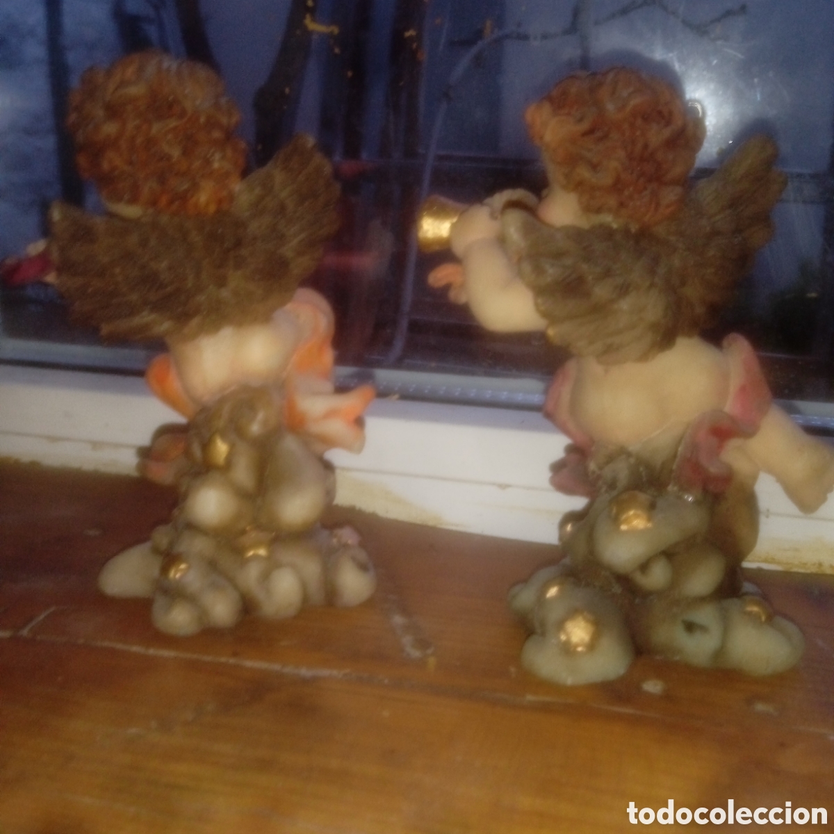 Figuras de Bel&eacute;n: &Aacute;ngeles, querubines de marmolina - Foto 5
