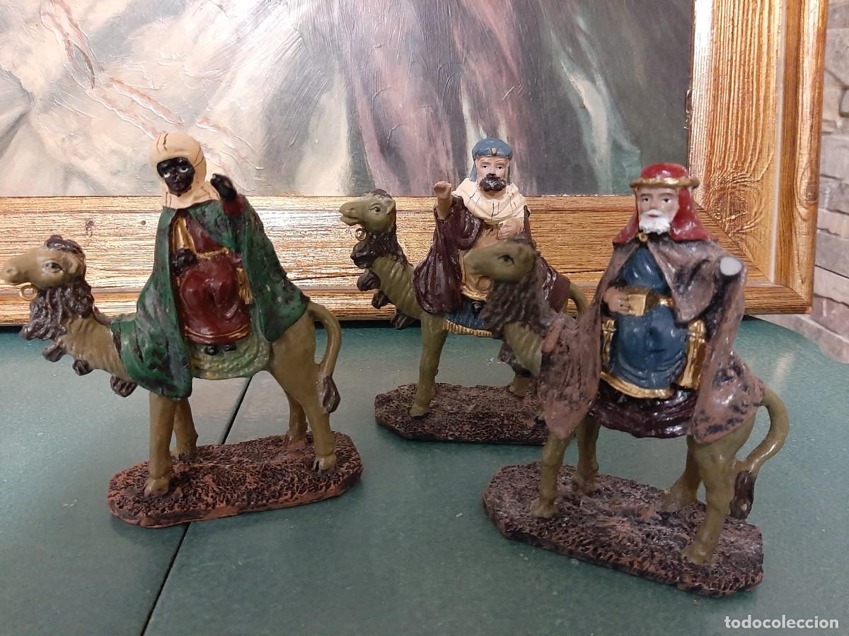 Figuras de Bel&eacute;n: LOTE DE 3 REYES MAGOS - Foto 1