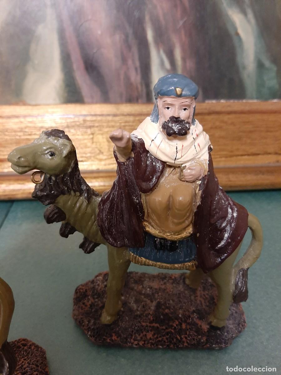 Figuras de Bel&eacute;n: LOTE DE 3 REYES MAGOS - Foto 3