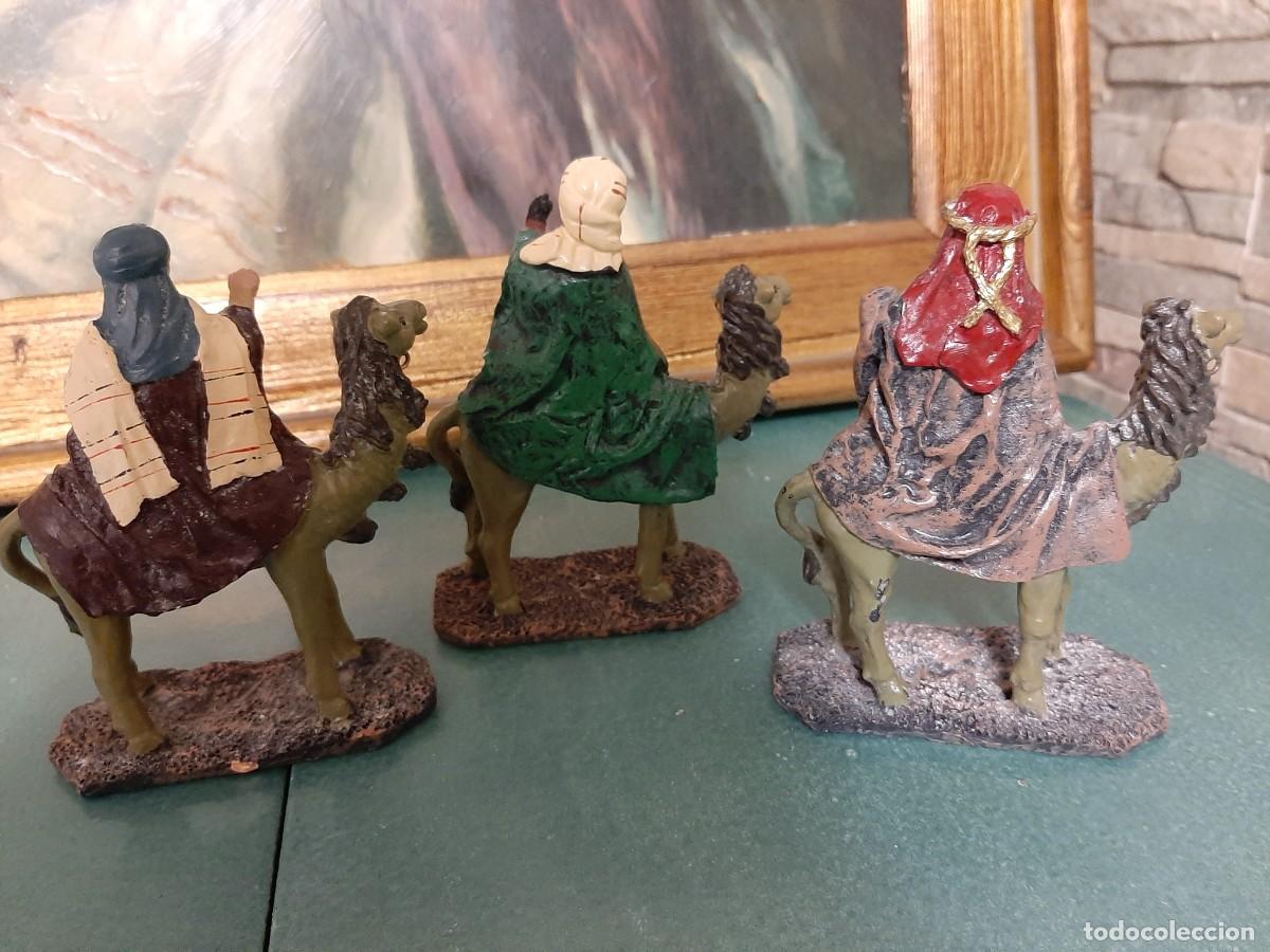 Figuras de Bel&eacute;n: LOTE DE 3 REYES MAGOS - Foto 5