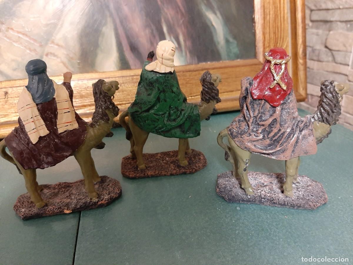 Figuras de Bel&eacute;n: LOTE DE 3 REYES MAGOS - Foto 6