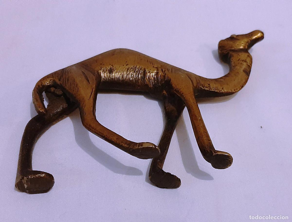 Figuras de Bel&eacute;n: Figura de camello de lat&oacute;n - Foto 7
