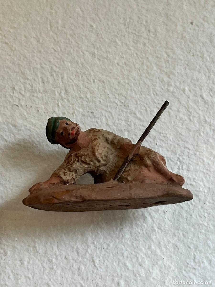 Figuras de Bel&eacute;n: Objeto de terracota policromado - Foto 1