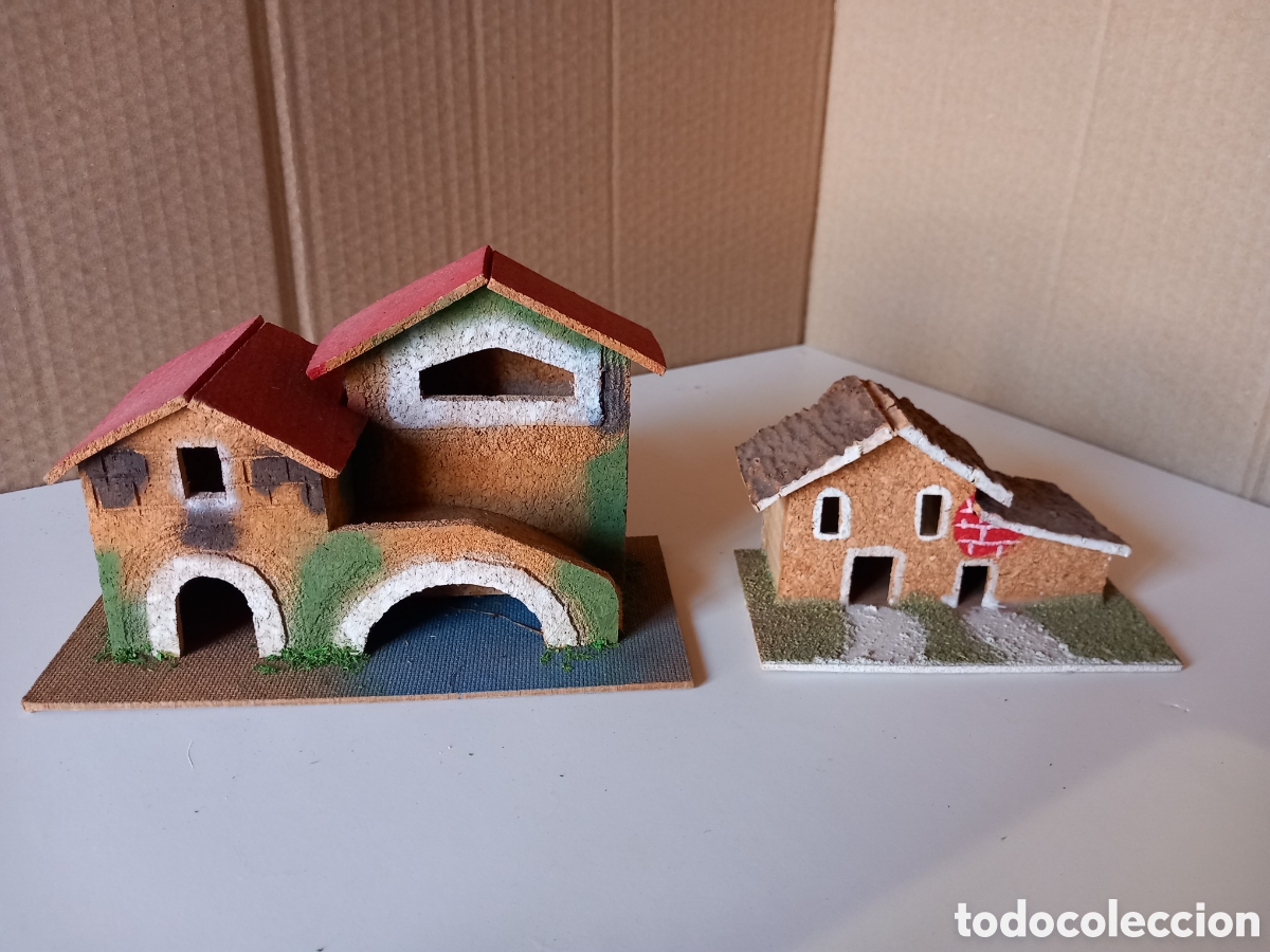 Figuras de Bel&eacute;n: Lote casas de corcho para Bel&eacute;n - Foto 1