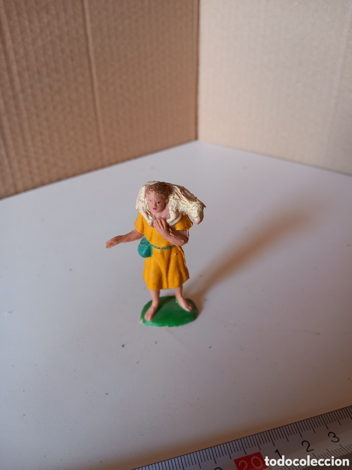 Figuras de Bel&eacute;n: Pastor con oveja - Foto 2