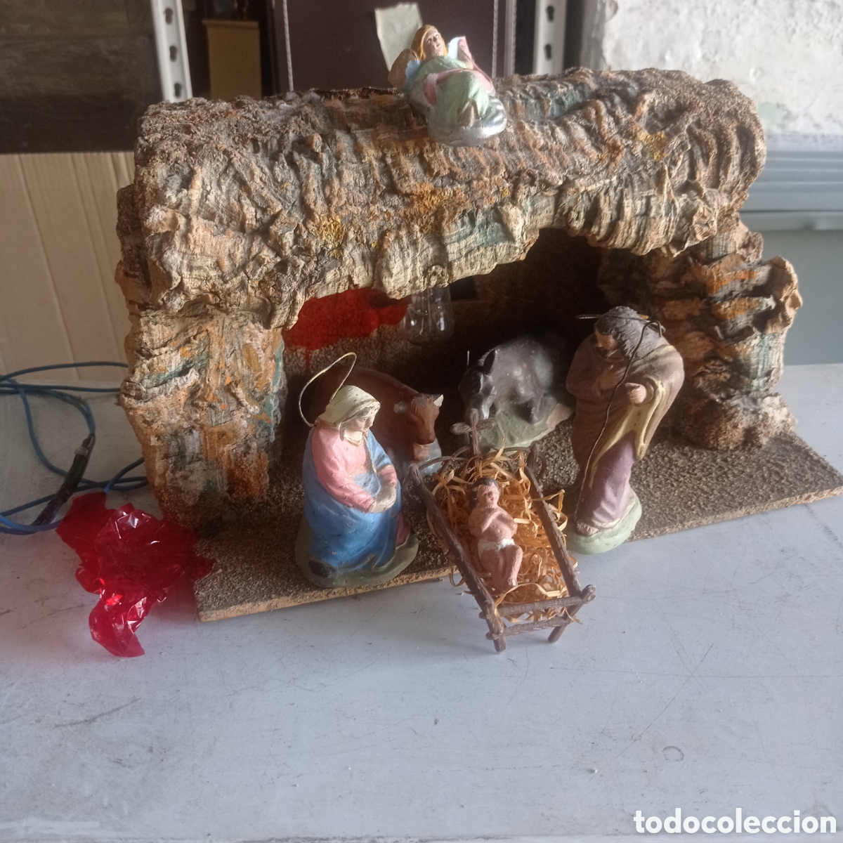 Statuine di Presepe: PORTAL DE BELEN CON FIGURAS DE TERRACOTA