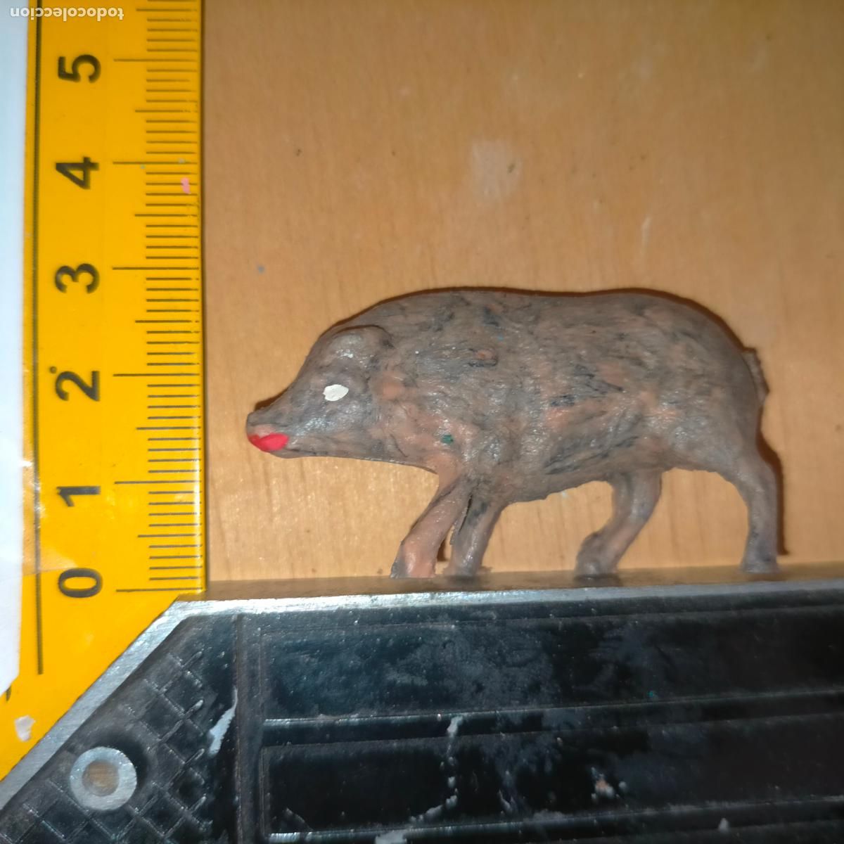 Figuren f&uuml;r Weihnachtskrippen: antigua figura de portal de belen plastico duro nacimiento . OFERTA POR LOTES COMBINADOS -