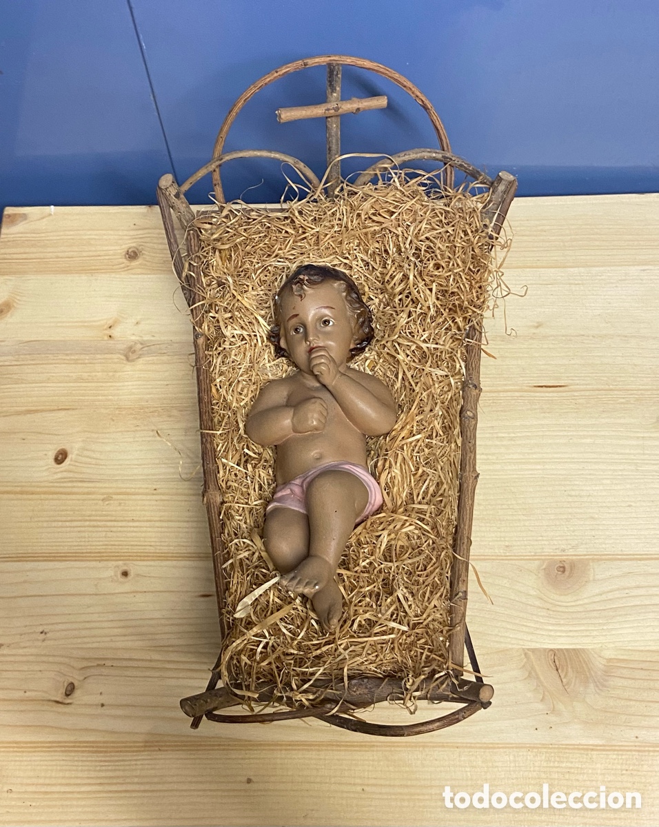 Figuras de Bel&eacute;n: Ni&ntilde;o Jes&uacute;s Olot 30cm - Foto 1