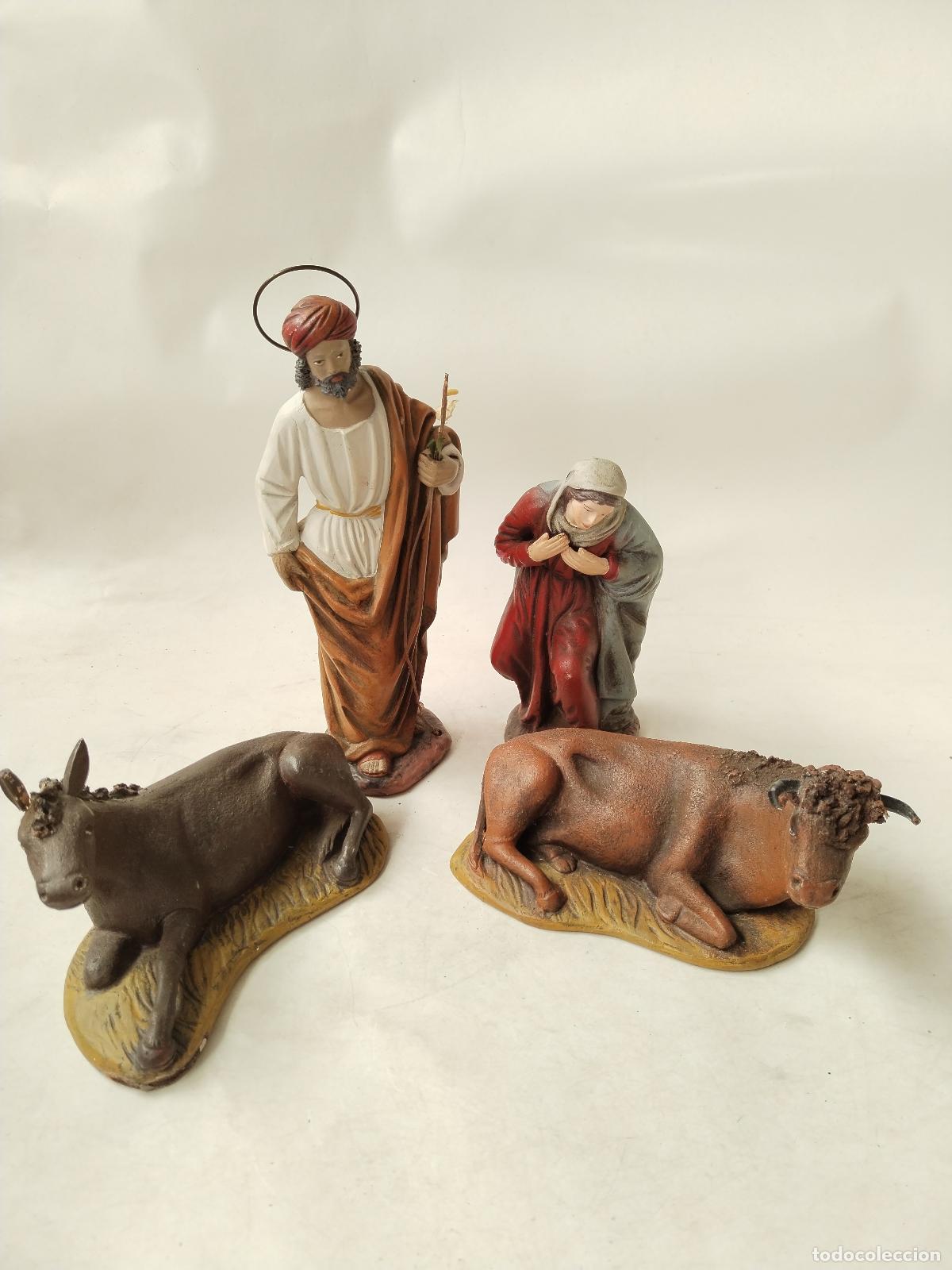 Figurines pour Cr&egrave;ches de No&euml;l: belen nacimiento de trracota firmada ferrand