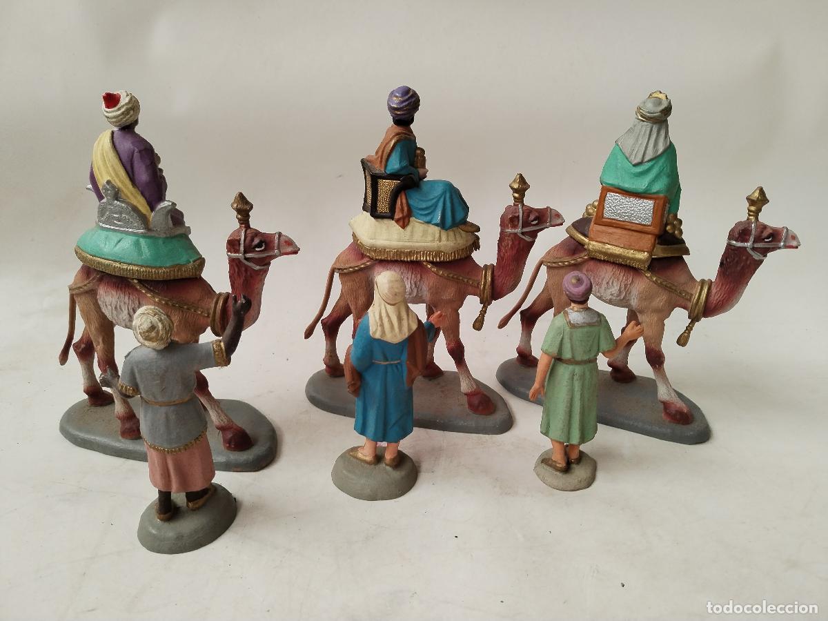 Figuras de Bel&eacute;n: reyes a camello belen pvc - Foto 2