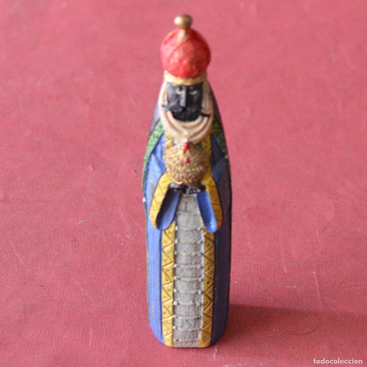 Figuras de Pres&eacute;pios: REY MAGO BALTASAR - DE PLASTICO DURO PARA BELEN O PESEBRE - OBSEQUIO REVISTA PRONTO