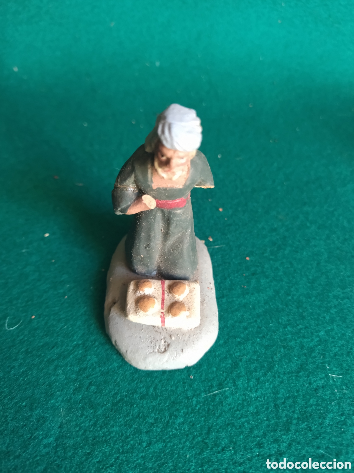 Statuine di Presepe: Figura pesebre terracota antigua