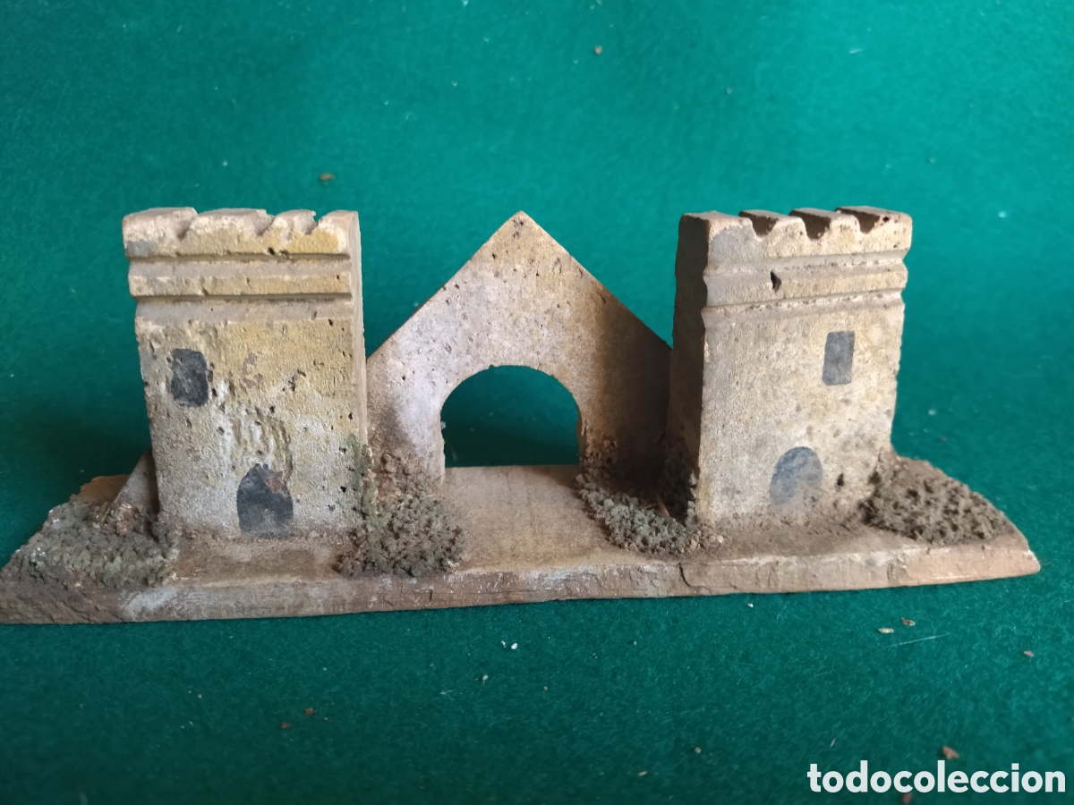 Figuras de Bel&eacute;n: Figura pesebre castillo de corcho - Foto 1