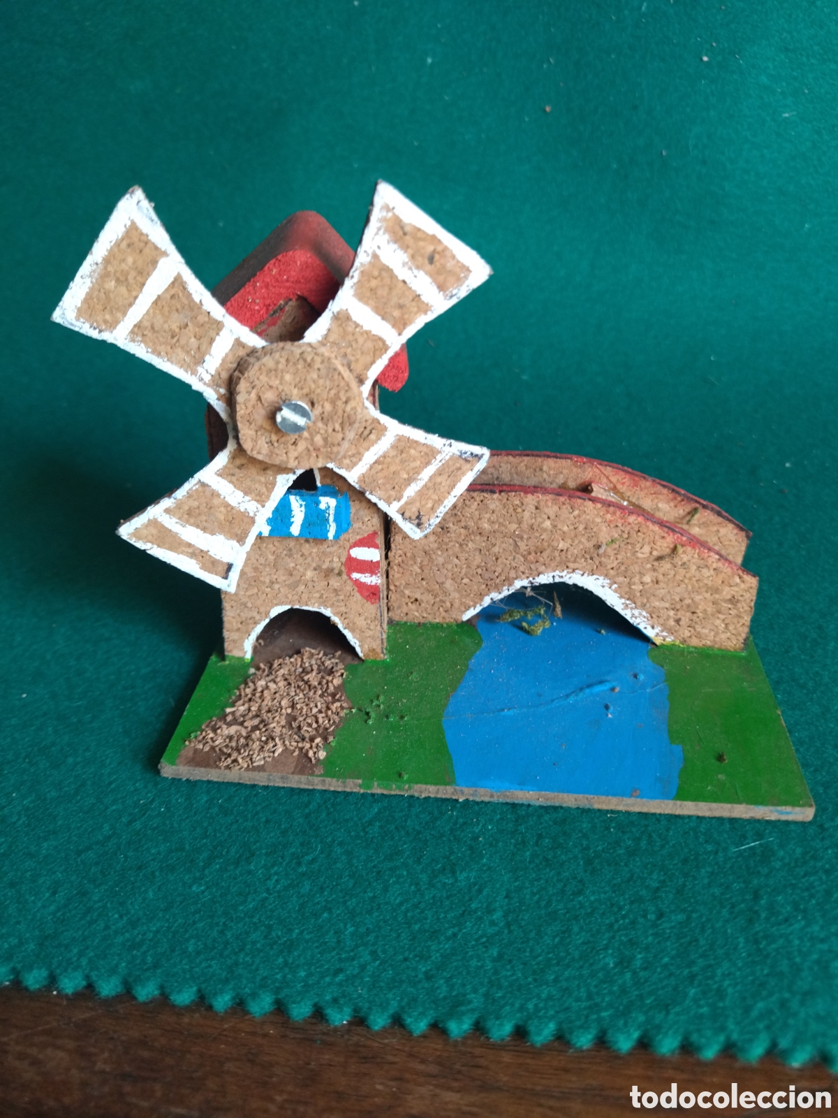 Statuine di Presepe: Figura pesebre molino y puente