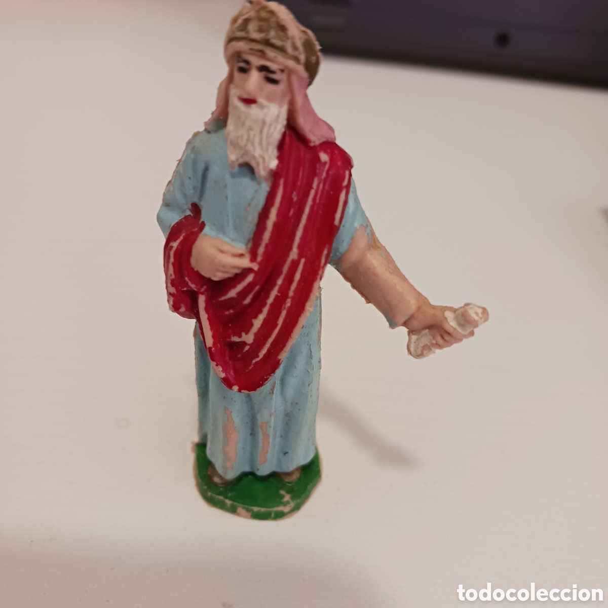 Statuine di Presepe: Figura de doctor de la ley con pergamino