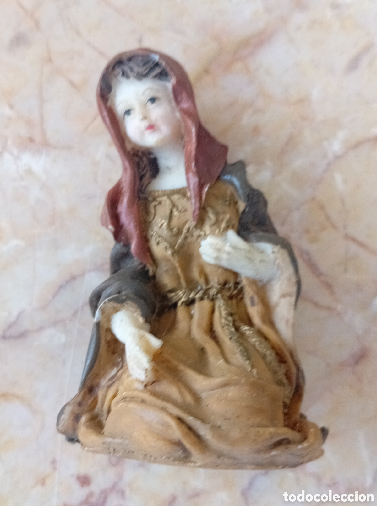 Figuren f&uuml;r Weihnachtskrippen: figura belen terracota mujer virgen Maria