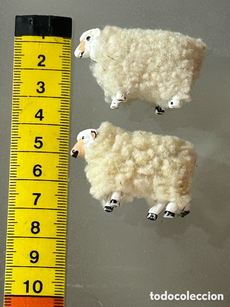 Statuine di Presepe: Figuras de belen lvejas de pl&aacute;stico y lana