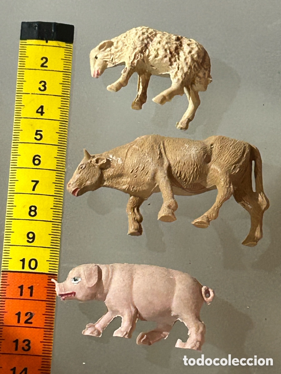 Statuine di Presepe: Figuras de Belen animales de pl&aacute;stico