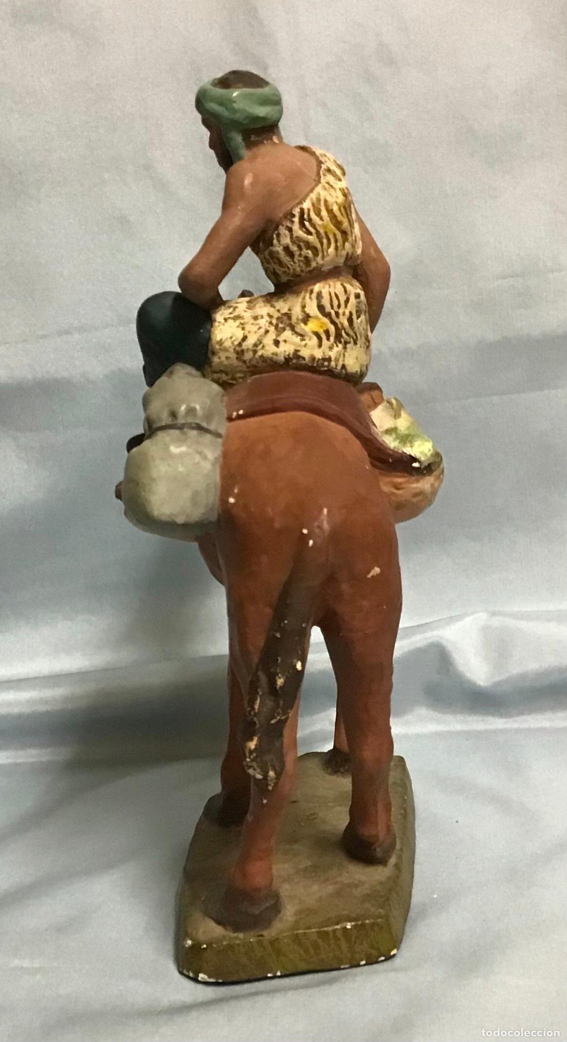 Figuras de Bel&eacute;n: BEDUINO CON CAMELLO, OLOT - Foto 2
