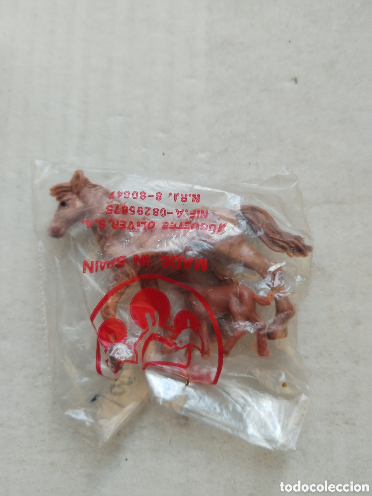 Statuine di Presepe: FIGURA DE BEL&Eacute;N DE OLIVER/CABALLO CON CRIA