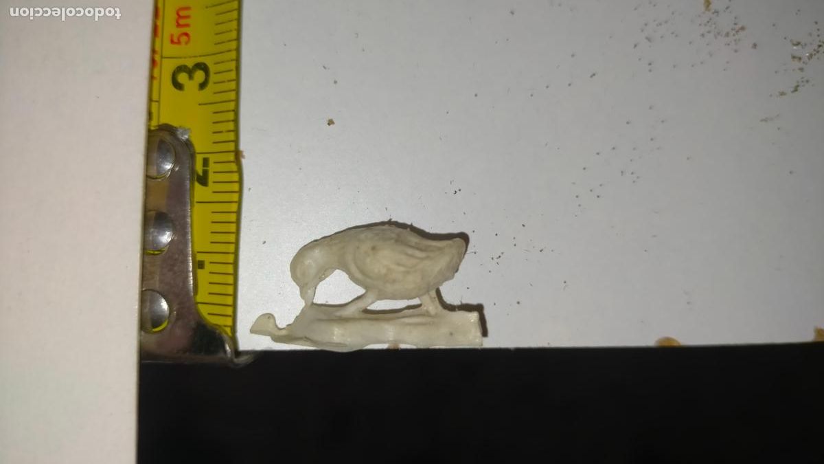 Statuine di Presepe: Figura de portal de bel&eacute;n antigua pl&aacute;stico diro