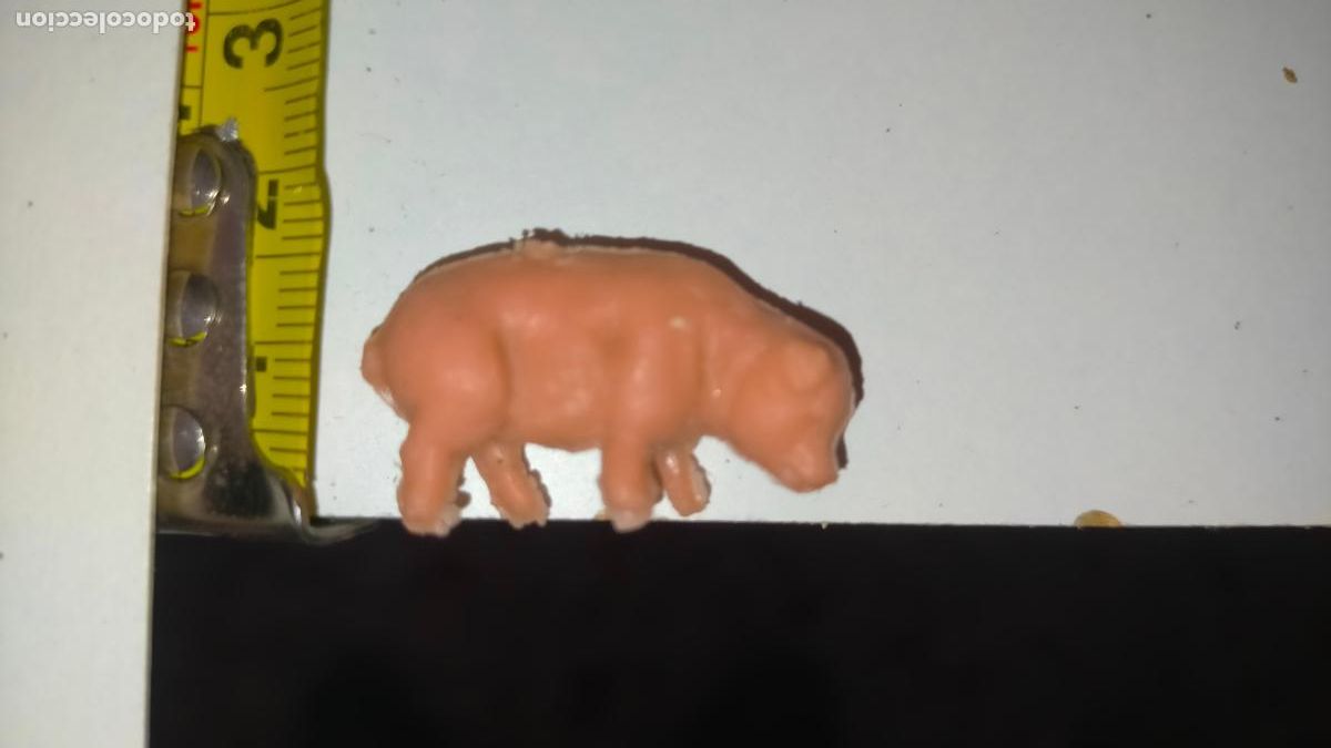 Figuras de Bel&eacute;n: Figura de portal de bel&eacute;n antigua pl&aacute;stico diro