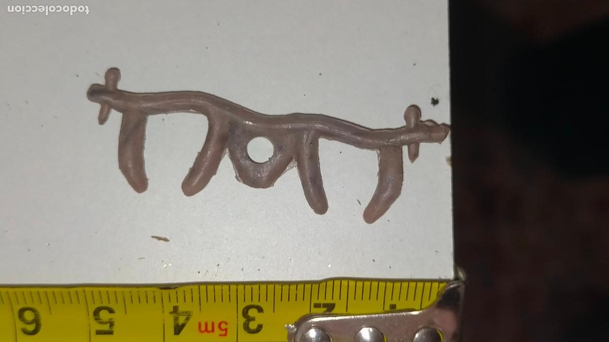 Figuren f&uuml;r Weihnachtskrippen: Figura de portal de bel&eacute;n antigua pl&aacute;stico diro