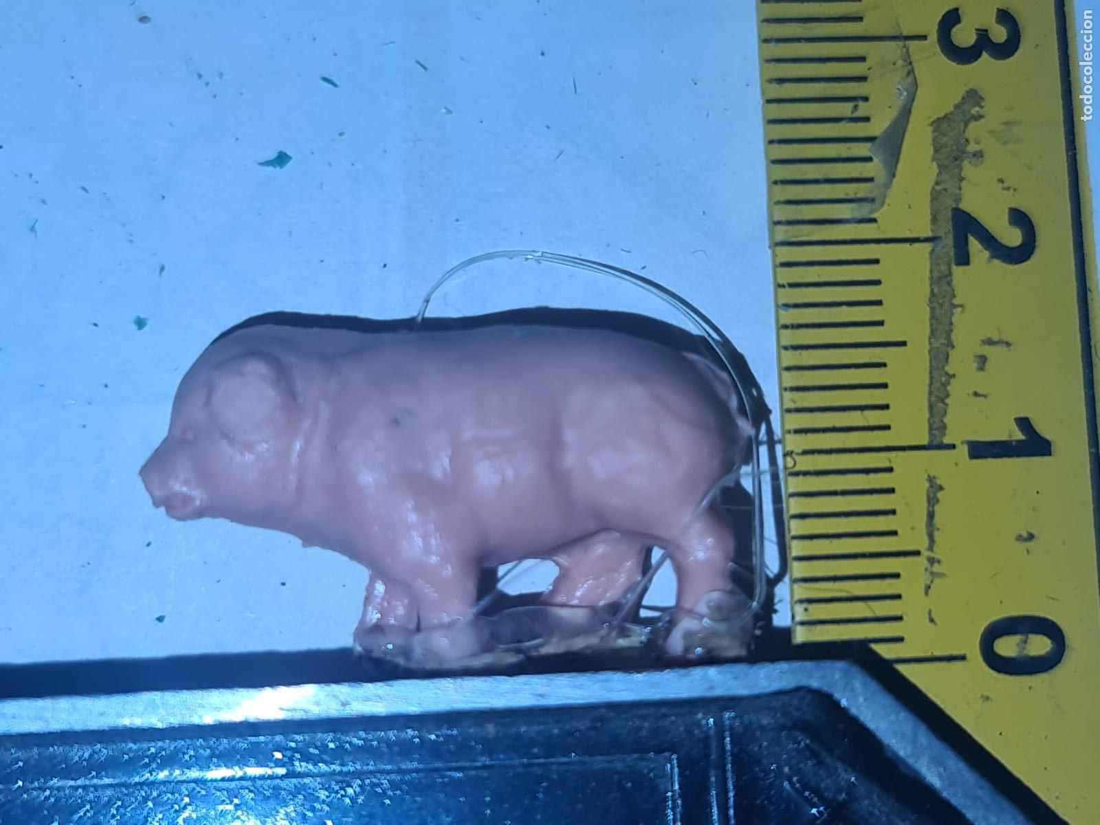 Figuren f&uuml;r Weihnachtskrippen: Figura de portal de bel&eacute;n antigua pl&aacute;stico duro