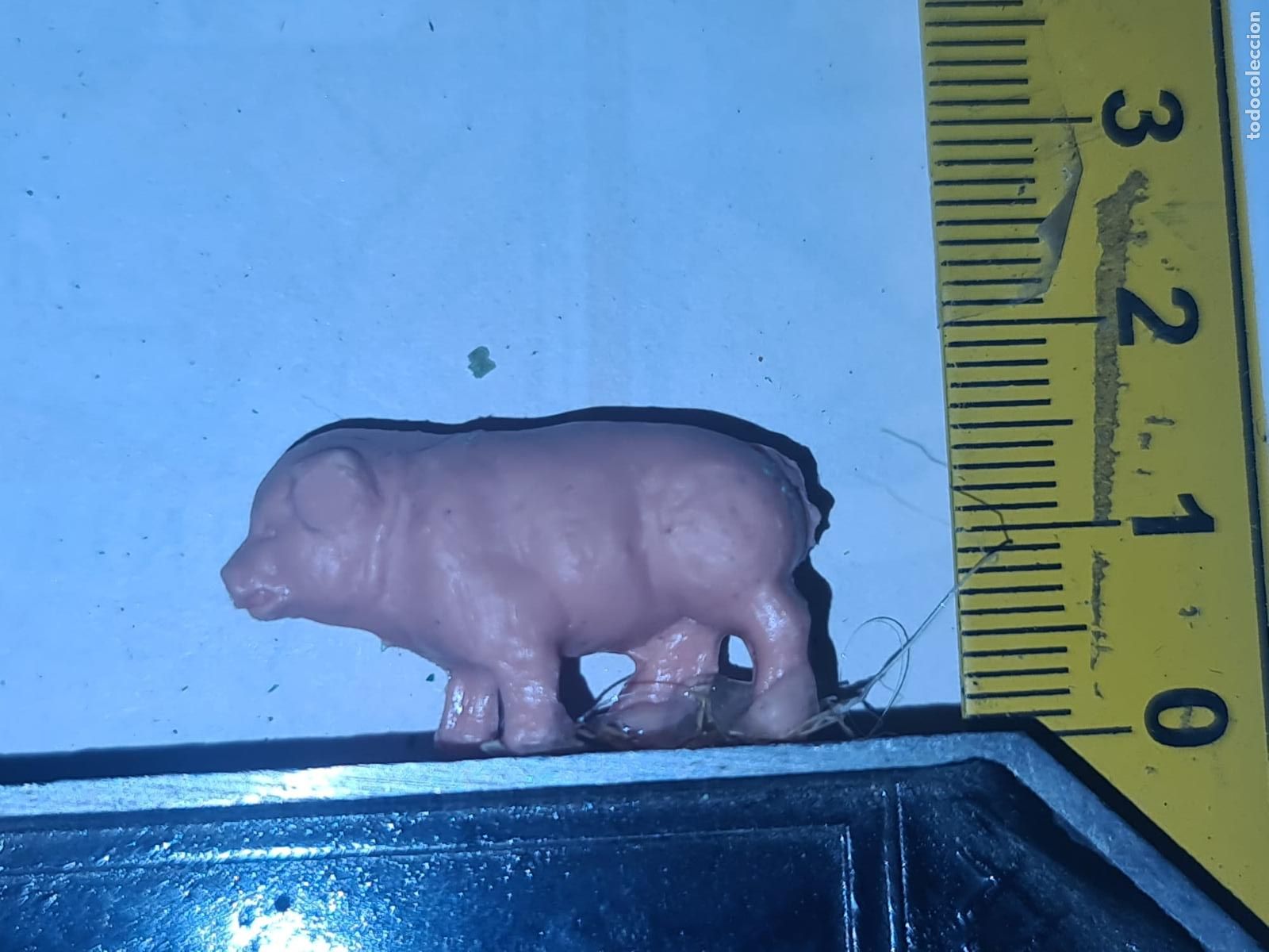 Figuren f&uuml;r Weihnachtskrippen: Figura de portal de bel&eacute;n antigua pl&aacute;stico duro