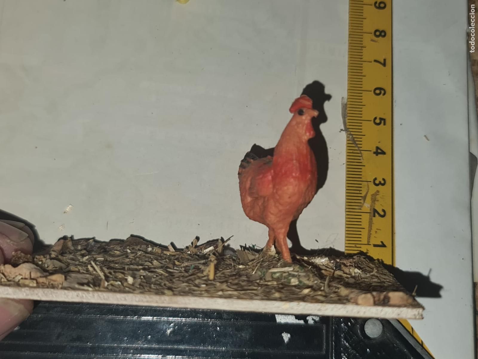 Figuren f&uuml;r Weihnachtskrippen: Figura de portal de bel&eacute;n antigua pl&aacute;stico duro