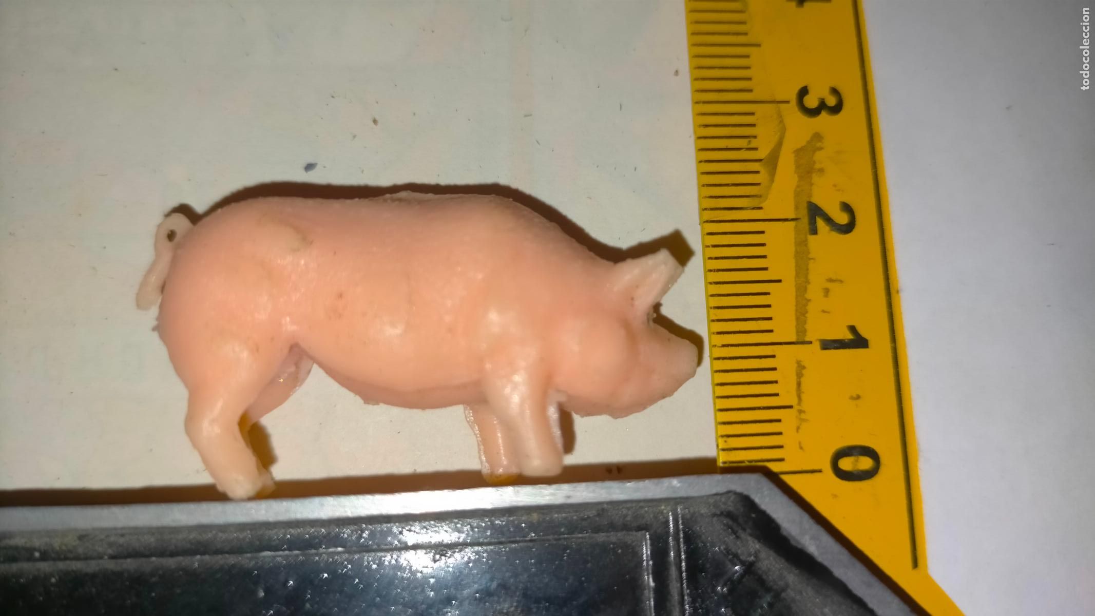 Figuren f&uuml;r Weihnachtskrippen: Figura de portal de bel&eacute;n antigua pl&aacute;stico duro