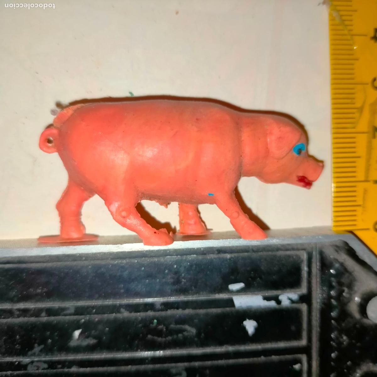 Figuren f&uuml;r Weihnachtskrippen: Figura de portal de bel&eacute;n antigua pl&aacute;stico duro