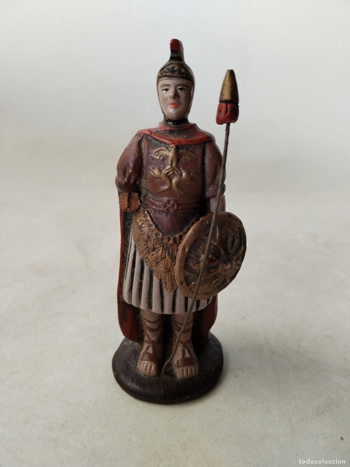 Figurines pour Cr&egrave;ches de No&euml;l: Antigua figura soldado romano artesan&iacute;a serrano belen murcia