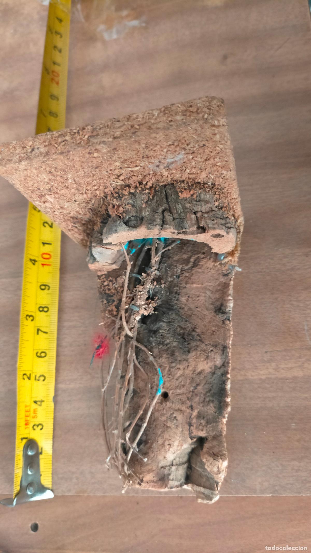 Figuren f&uuml;r Weihnachtskrippen: Figura portal de Bel&eacute;n corcho casa nacimiento