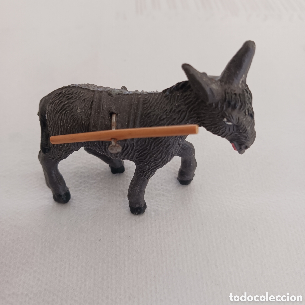 Figuras de Pres&eacute;pios: Figurita del Bel&eacute;n Burrito con le&ntilde;a