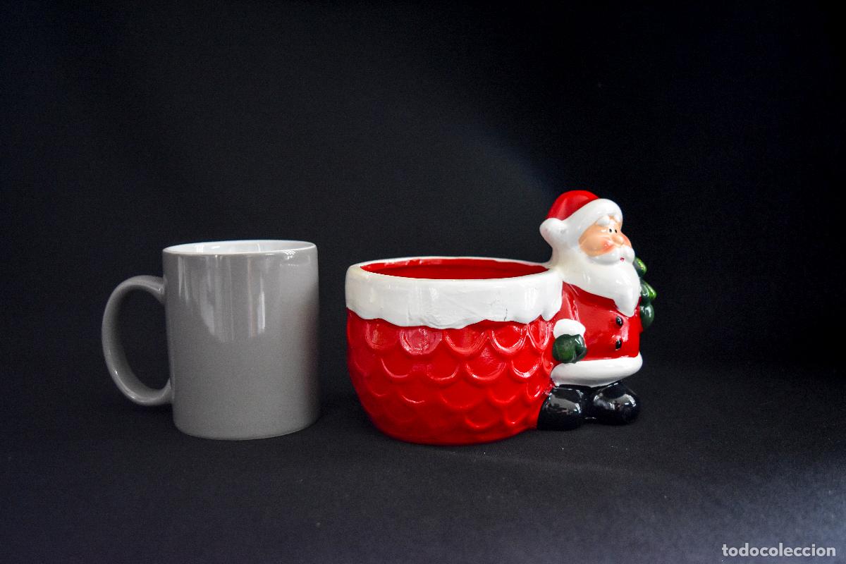 Figuras de Bel&eacute;n: Macetero navidad Pap&aacute; Noel - Foto 3
