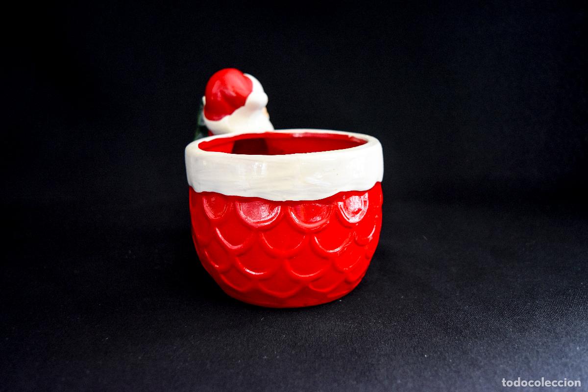 Figuras de Bel&eacute;n: Macetero navidad Pap&aacute; Noel - Foto 6