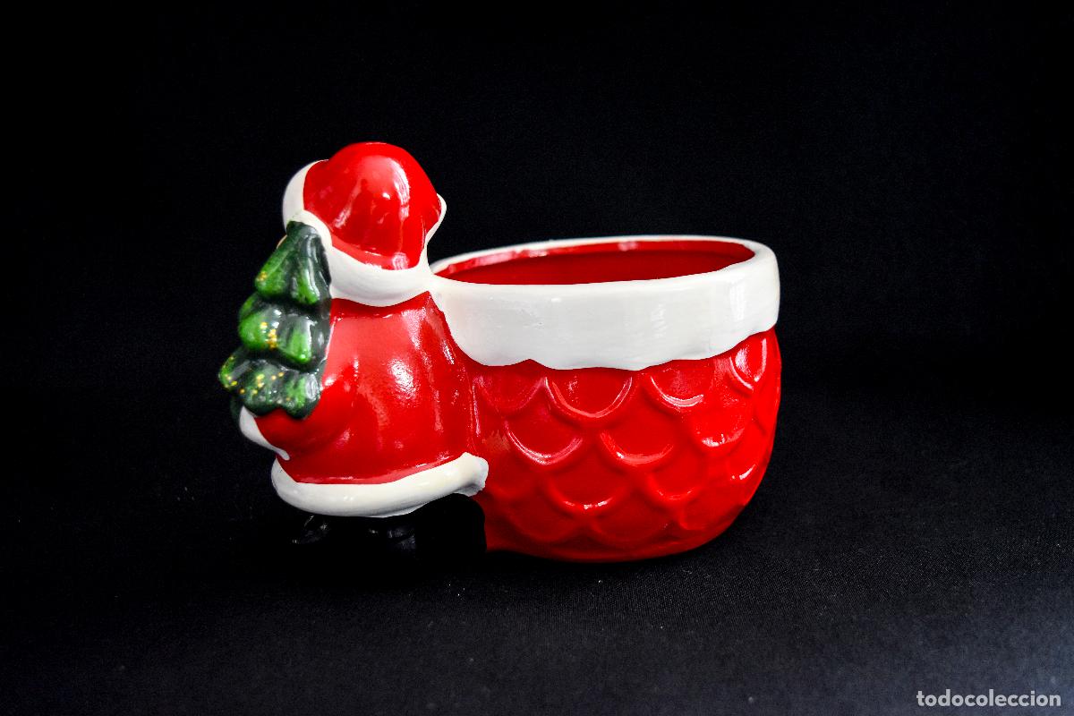 Figuras de Bel&eacute;n: Macetero navidad Pap&aacute; Noel - Foto 7