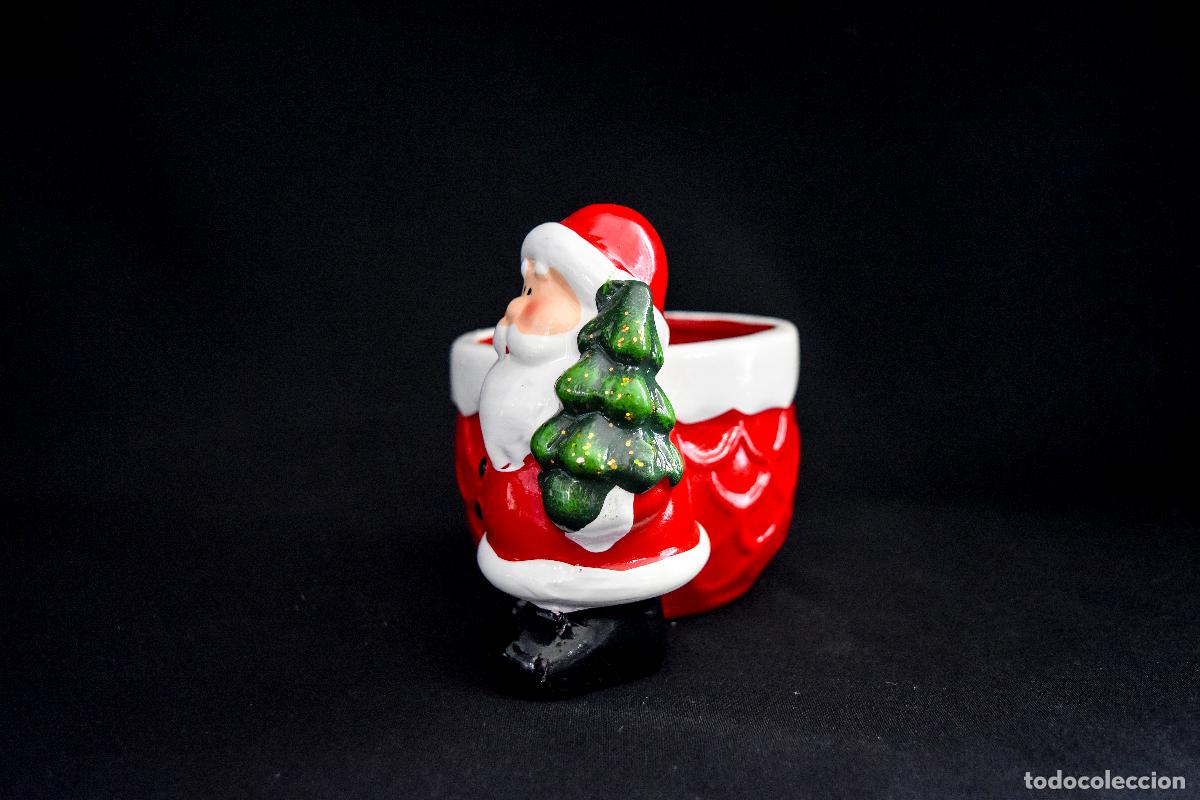 Figuras de Bel&eacute;n: Macetero navidad Pap&aacute; Noel - Foto 8