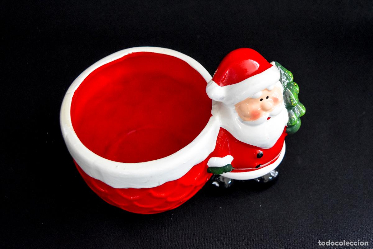 Figuras de Bel&eacute;n: Macetero navidad Pap&aacute; Noel - Foto 9
