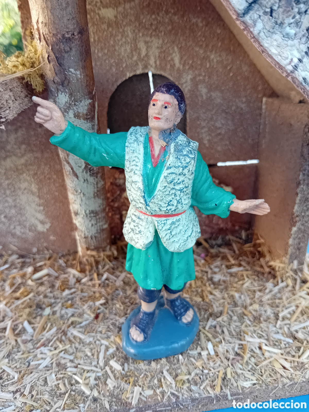 Figuren f&uuml;r Weihnachtskrippen: figura belen plastico duro