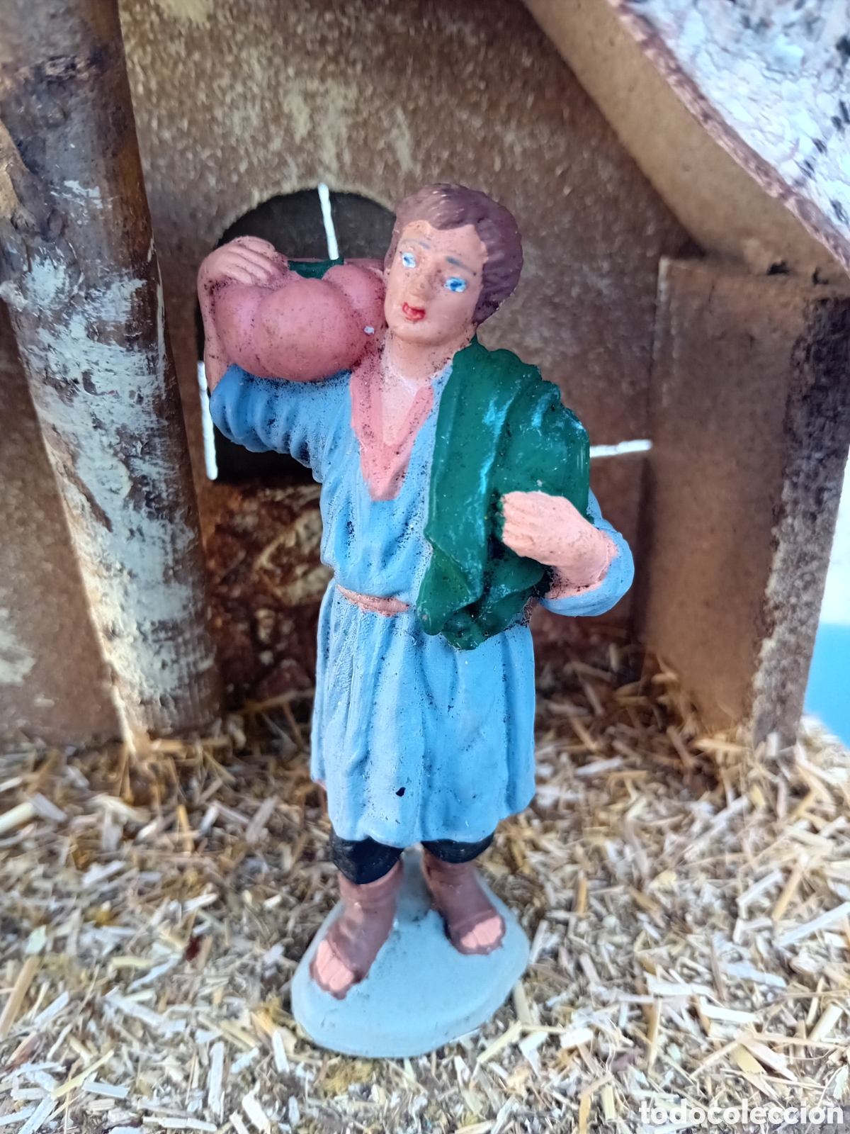 Figuren f&uuml;r Weihnachtskrippen: figura belen plastico duro