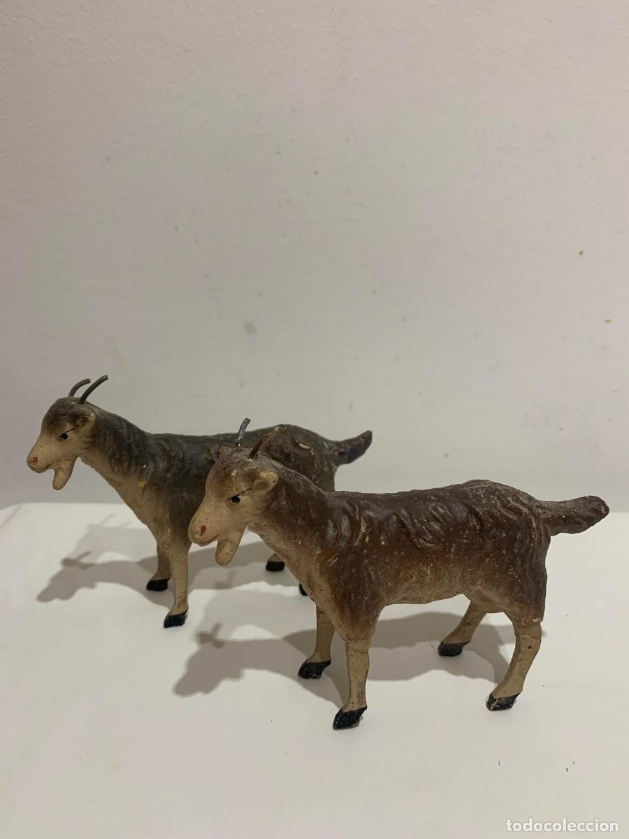 Figuras de Bel&eacute;n: figuras de pesebre, dos Cabras - Foto 1