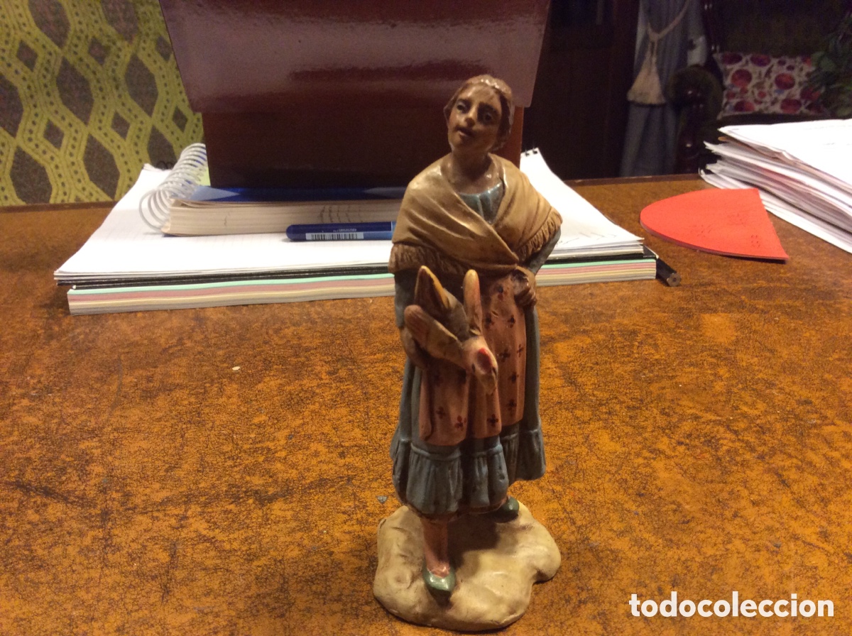 Figuras de Bel&eacute;n: Pastora terracota granadina - Foto 1