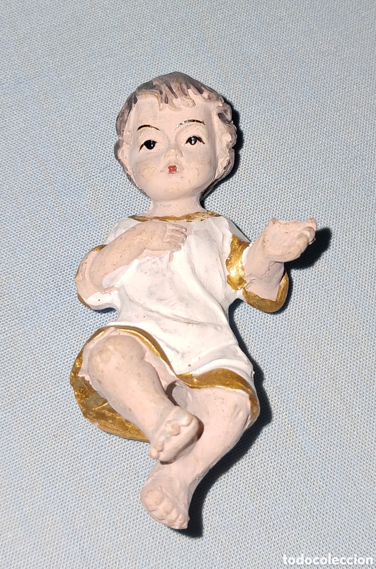 Figuras de Pres&eacute;pios: NI&Ntilde;O JES&Uacute;S BEL&Eacute;N PESEBRE RESINA 7 CM