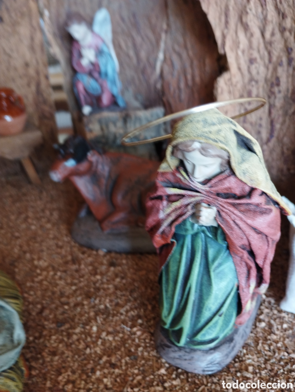 Figuras de Bel&eacute;n: Nacimiento lienzado de 17cm - Foto 4
