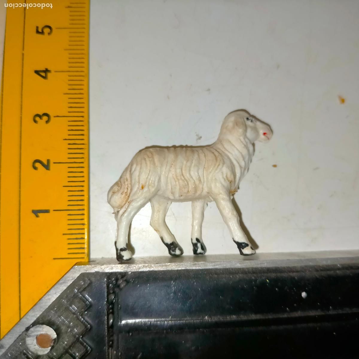 Figuras de Pres&eacute;pios: HAGA SU OFERTA , ANTIGUA FIGURA DE PORTAL DE BELEN PLASTICO DURO - BELENES